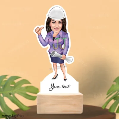 Engineer Lady caricature