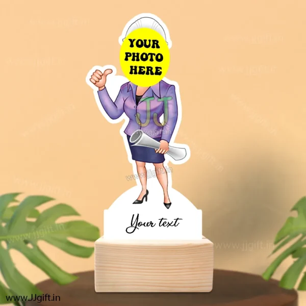 Engineer Lady caricature - Image 3