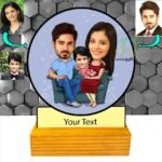 Happy family caricature 1