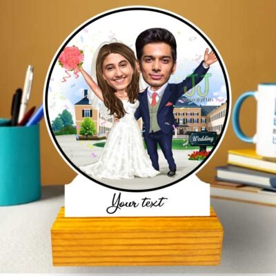 Bride and groom caricatue 2