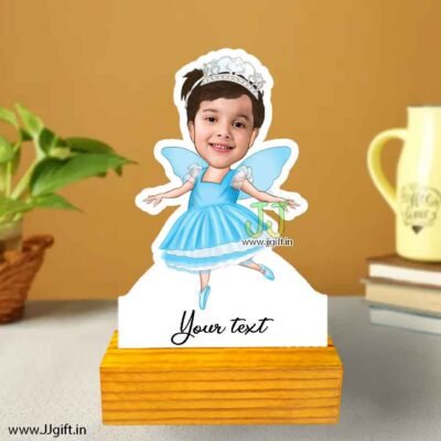 Butterfly girl caricature