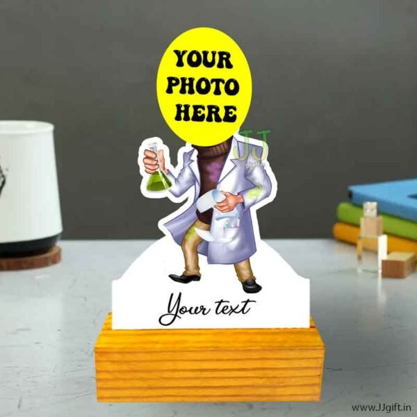 Chemist man caricature 2