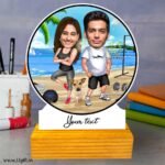 caricature gift for couple