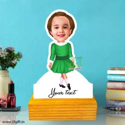 Cute girl caricature