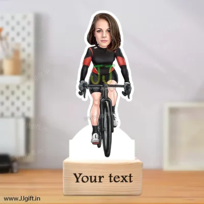 Cyclist caricature 4