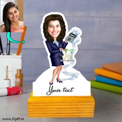 Financial staff caricature 1