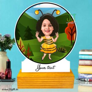 Honey bee costume caricature