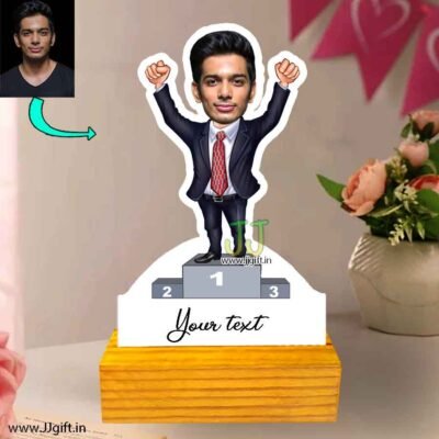 Task winner caricature