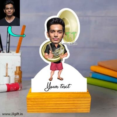 Trumpeter caricature