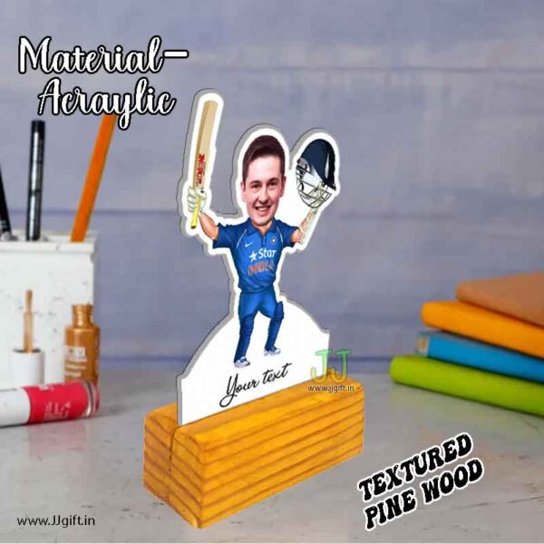 Cricket batsman caricature 3