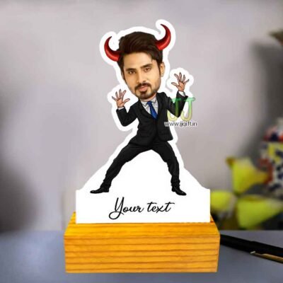 Cool leader caricature