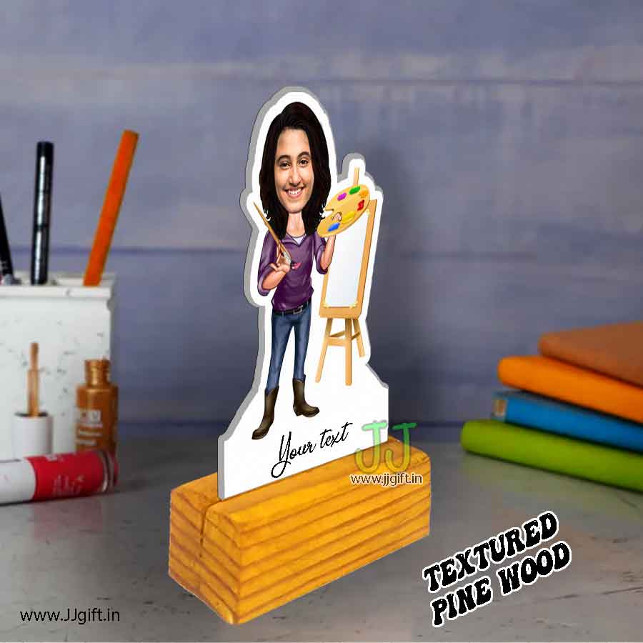 Lady painter gift