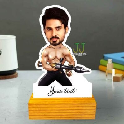 Missile man caricature