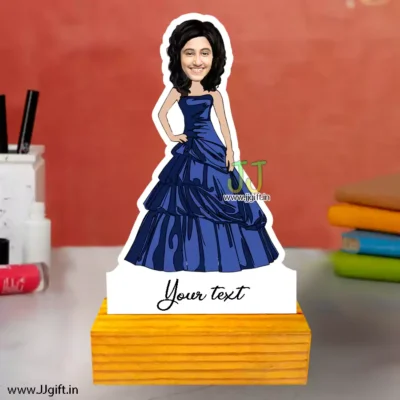 fashion girl caricature 1