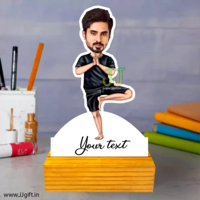 Yoga caricature