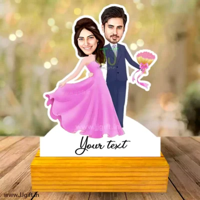 Beautiful couple caricature 2