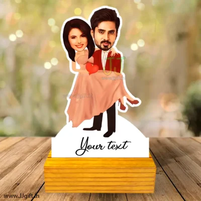 Carrying love caricature