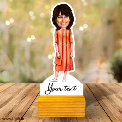 Cute girl caricature 2