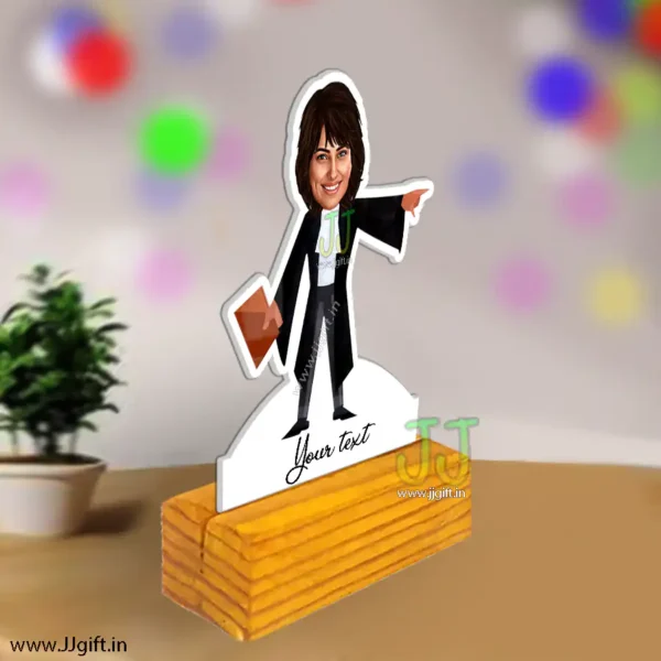 Female lawyer caricature buy online