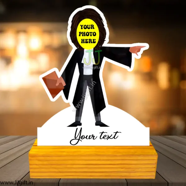 Personalized Female lawyer caricature