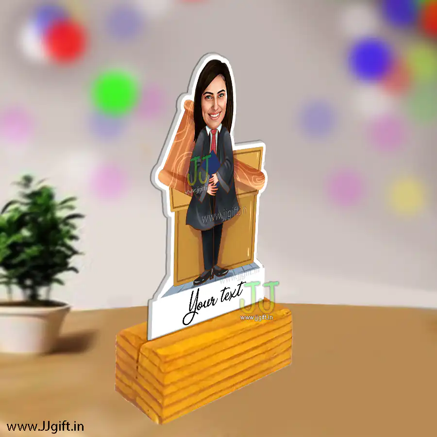 Lady lawyer caricature buy online