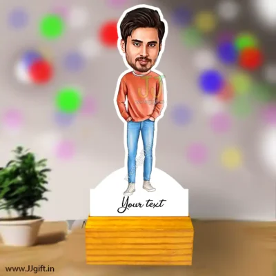 Stylist boy caricature 2