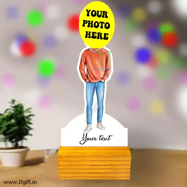 personalize Stylist boy caricature