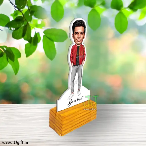 Stylist boy caricature buy online