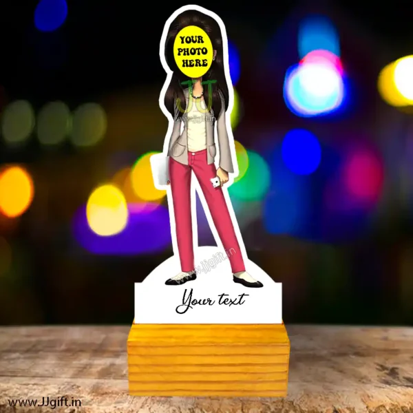 Personalized Stylist girl caricature