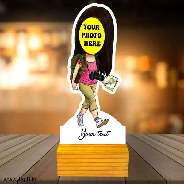 Personalized Traveller caricature