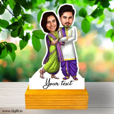 Wedding couple caricature 13