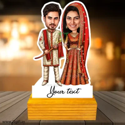 Wedding couple caricature 14