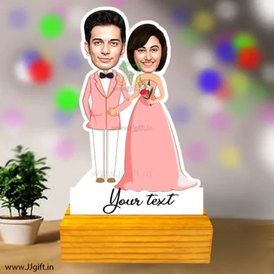 couple wedding caricature