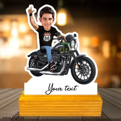 Bike ride caricature