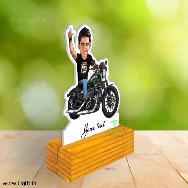 ride on bike caricature buy