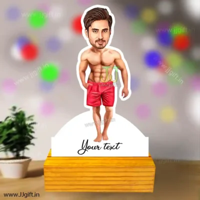 Body builder caricature 2