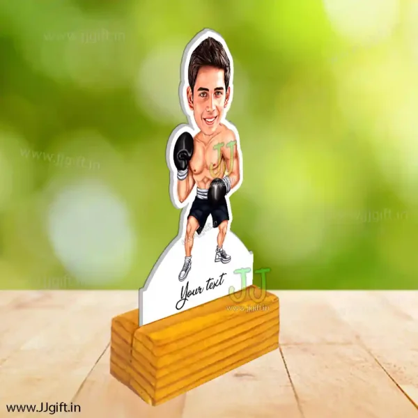 caricature gift for boxer