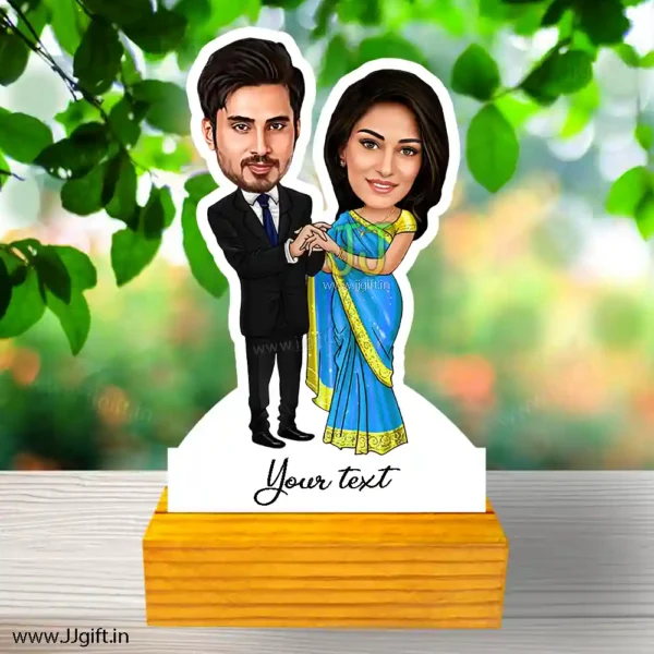 Couple caricature
