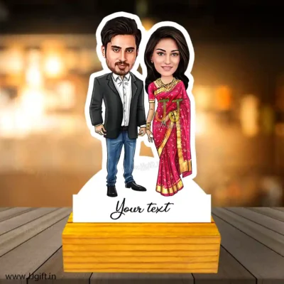 customize couple caricature buy