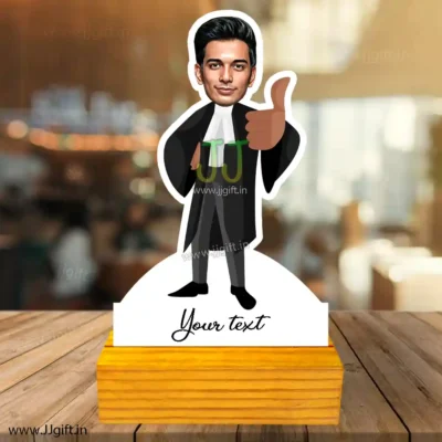 Customize lawyer caricature