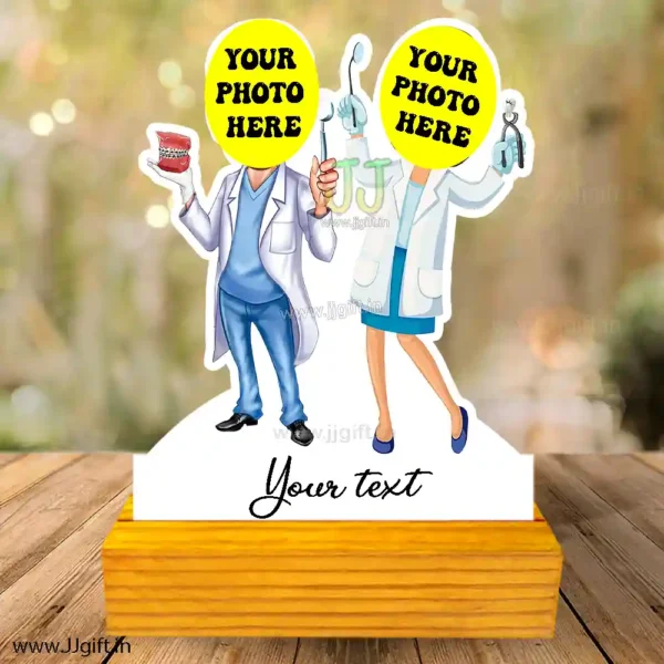 personalized Dentist friend caricature