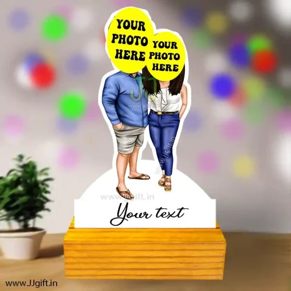 Personalized Happy couple caricature