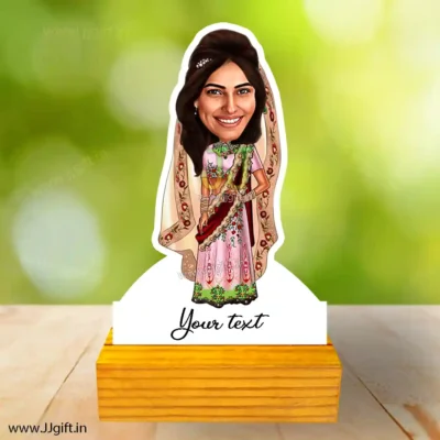 Indian bride caricature 3