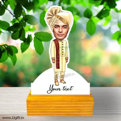 Indian groom caricature