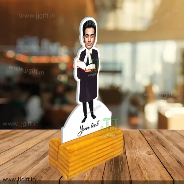 caricature gift for lawyer
