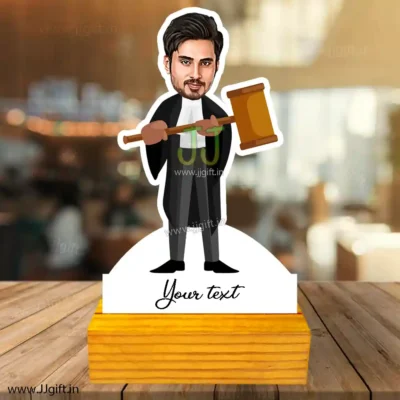 Man lawyer caricature