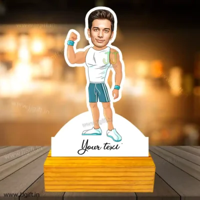 Personalized fitness caricature