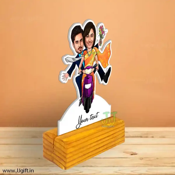 Ride on vehicle couple caricature buy