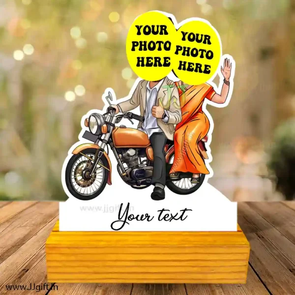 Personalized Riding couple caricature 2