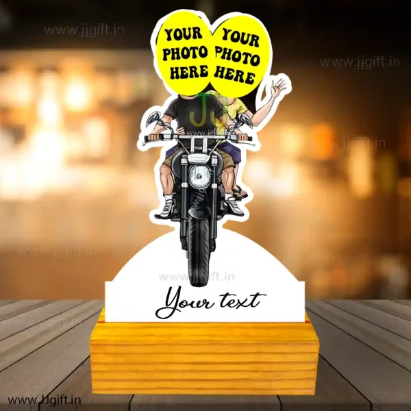 Personalized Riding couple caricature